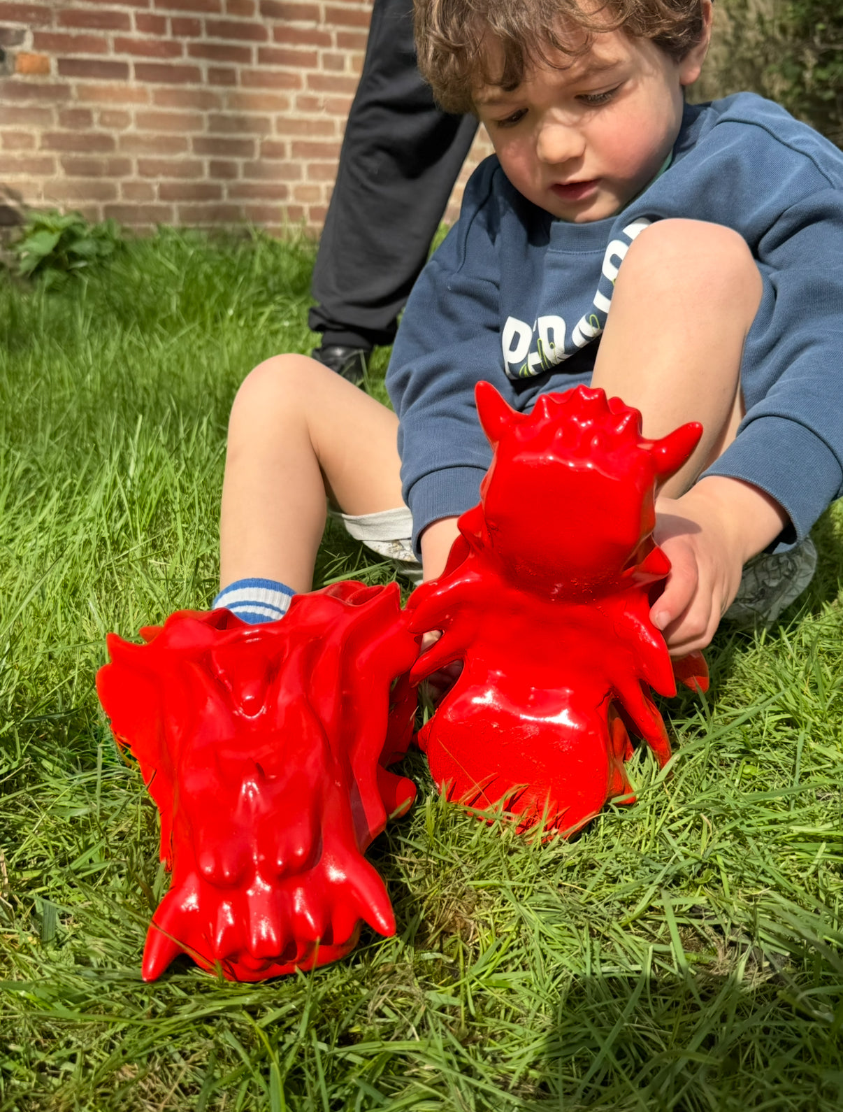 RED boots